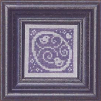 Purple + White