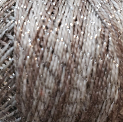 Sparkly Snow #8 Valdani Spakle Pearl Cotton
