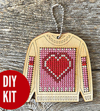 Valentine's Heart Ugly Sweater Kit