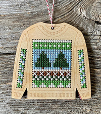 Ugly Sweater with Scandinavian Design Ornament Kit