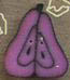 cb1016 Lg. Raspberry Pear - Just Another Button Co