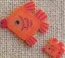 cb1021 Orange Fish - Just Another Button Co