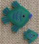 cb1022 Teal Fish - Just Another Button Co