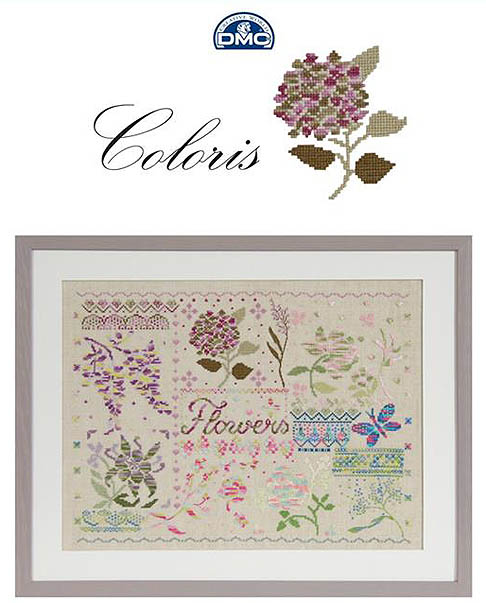 DMC Coloris Flowers Pattern Book