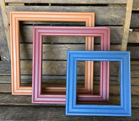 Red Frames from East Side Moulding