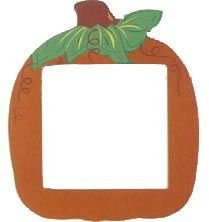 Orange Pumpkin Frame