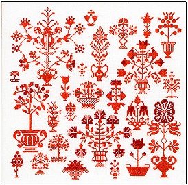 Redwork Sampler Kit