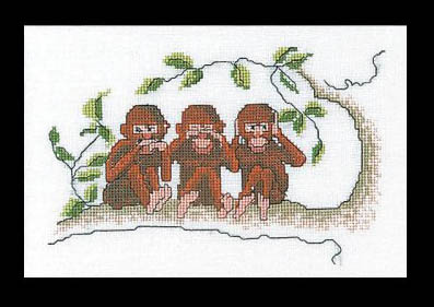 Three Wise Monkeys Kit