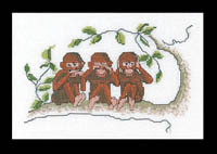 Three Wise Monkeys Kit