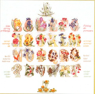 Floral Alphabet Sampler Kit