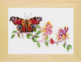 Butterfly on Floral Branch Kit