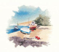 Watercolours - Fishing Boats