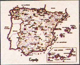 Map of Spain