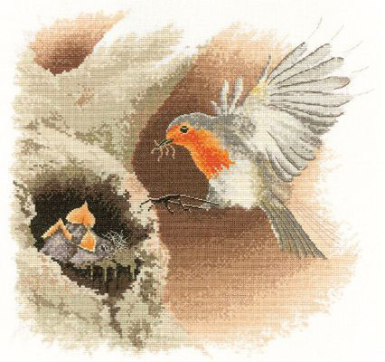 Flights of Fancy - Robin In Flight