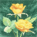 Mini Flowers - Yellow Roses