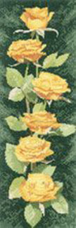 Flower Panels - Yellow Roses 