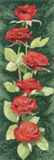 Flower Panels - Red Roses 