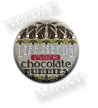 More Chocolate Bunnies Needle Nanny by Hands On Design