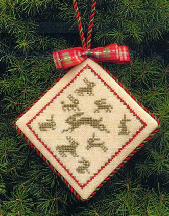 Christmas Hares Ornament