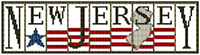 Flag Mini Blocks - New Jersey