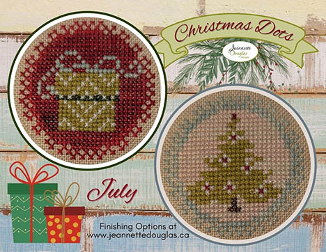 Christmas Dots Ornaments - July