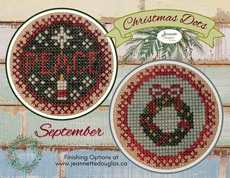 Christmas Dots Ornaments - September
