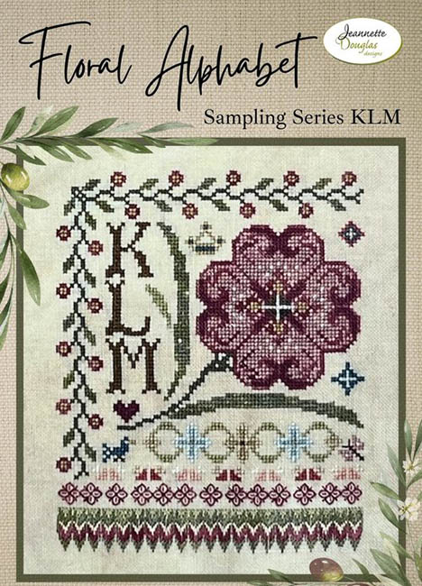 Floral Alphabet Sampling Series - KLM