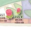 2321 Pink Ribbon Rose - Just Another Button Co