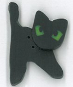 4697 Large Hissing Cat- Just Another Button Co