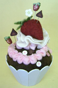 Celebration Cupcake Pincushion