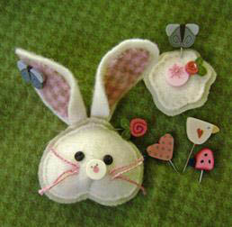Cottontail Pin-it Ornament 