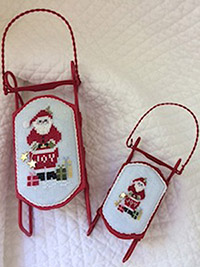 Sledding Santa