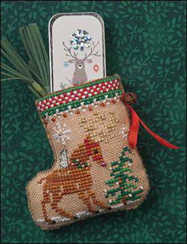 Gingerbread Mouse Reindeer Stocking