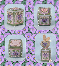 Pansy Rose Cube
