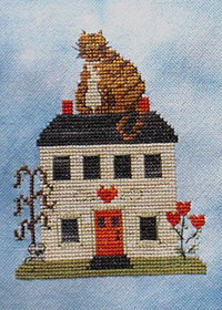 Cat On a Roof