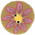 lc1021 Pink Daisy on Green - Just Another Button Co