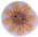 lc1022 Orange Daisy on Purple - Just Another Button Co