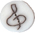 lc1040 Treble Clef - Just Another Button Co