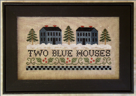 Two Blue Houses                  