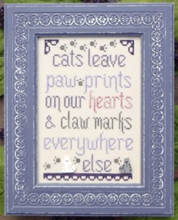 Cats Leave Paw Prints - The Snarky  Version