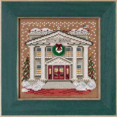 2015 Christmas Village Button & Bead - City Bank