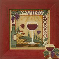 2007 Spring Button & Bead-Vino Rosso