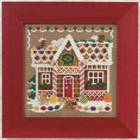 2010 Winter Button & Bead-Ginger Bread House