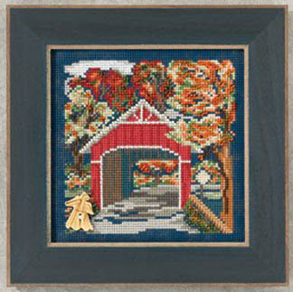 2012 Autumn Button & Bead - Covered Bridge
