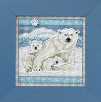 2014 Winter Button & Bead - Polar Bears