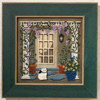 2006 Spring Button & Bead-Wisteria Welcome