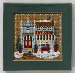 2006 Christmas Village Button & Bead - Toy Shop