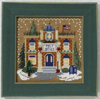 2006 Christmas Village Button & Bead - Post Office
