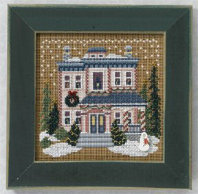 2006 Christmas Village Button & Bead - Victorian House 
