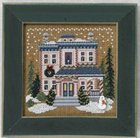 2006 Christmas Village Button & Bead - Victorian House 